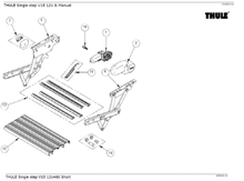 Carica l&#39;immagine nel visualizzatore di Gallery, Scheda tecnica Ricambi per scalini - step Thule Single step v10-v15
