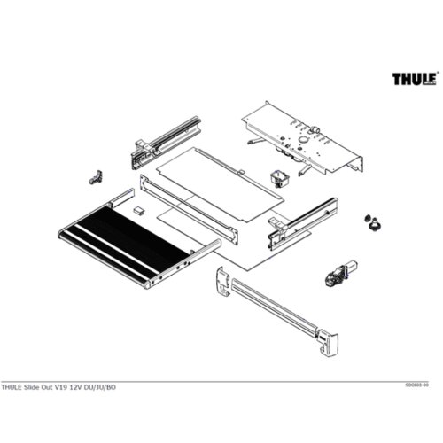 Ricambi per scalini - step Thule Slide-out Step v19 duc-jump-box