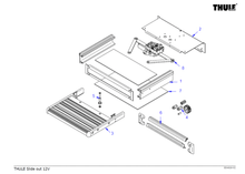 Carica l&#39;immagine nel visualizzatore di Gallery, Scheda tecnica Ricambi per scalini - step Thule Slide-out step
