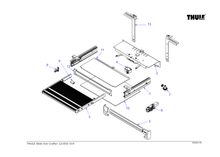 Carica l&#39;immagine nel visualizzatore di Gallery, Scheda tecnica Ricambi per scalini - step Thule Slide-out step v19 crafter 4wd
