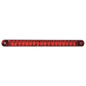 Fanale 18 led posizione/stop con lente bianca per camper