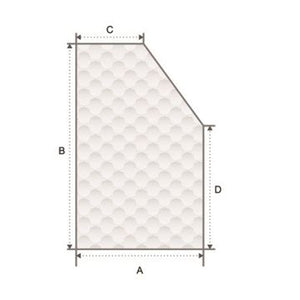 Materasso comfort in Ecocell e Memorax spessore 16 cm