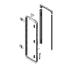 Ricambi Porta Dometic Cara D-R100F - Telaio Esterno