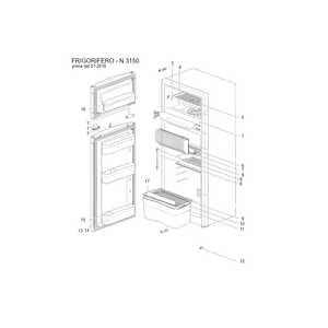 Scheda tecnica Ricambi frigorifero Thetford N3150 <07-2018