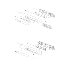 Carica l'immagine nel visualizzatore di Gallery, Scheda tecnica Ricambi frigorifero Thetford N4090, n4100, n4108, n4145, n4170 - Pannello di controllo
