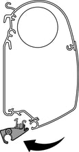 Carica l&#39;immagine nel visualizzatore di Gallery, Profilo Tent-Led Mounting Rail per Thule Omnistor 5200
