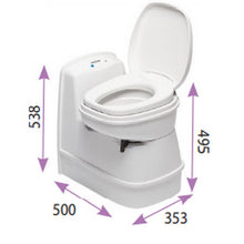 Carica l&#39;immagine nel visualizzatore di Gallery, Toilette a cassetta Thetford modello C-200 CS camper
