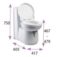 Carica l&#39;immagine nel visualizzatore di Gallery, Toilette wc a cassetta C263 CS Thetford
