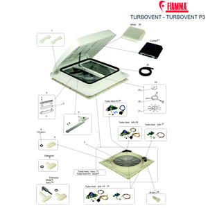 Ricambi oblò Fiamma Turbovent e Turbovent P3