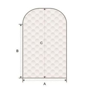 Materasso comfort in Ecocell e Memorax spessore 16 cm