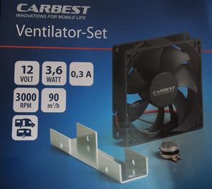 Ventola universale Carbest per frigoriferi camper e caravan