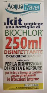 Biochlor 250 ml disinfettante per serbatoi