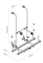 Carica l&#39;immagine nel visualizzatore di Gallery, Scheda tecnica e misura portabici Thule Sport G2
