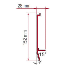 Carica l&#39;immagine nel visualizzatore di Gallery, Adapter U Staffa per tendalini Fiamma F45/F70
