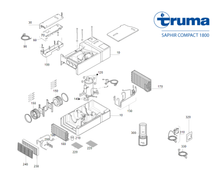 Carica l&#39;immagine nel visualizzatore di Gallery, Ricambi condizionatore Truma Saphir Comfort 2400
