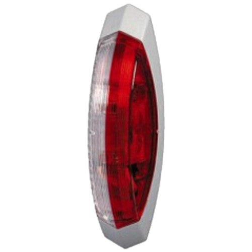 Fanale luce d'ingombro anteriore e posteriore con piastra per camper