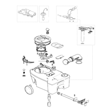 Carica l&#39;immagine nel visualizzatore di Gallery, Ricambi cassetta wc Thetford C250 - 260
