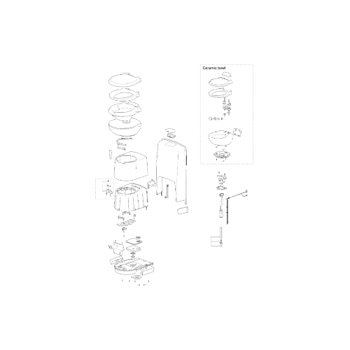 Ricambi Toilette a Cassetta Thetford C262cwe
