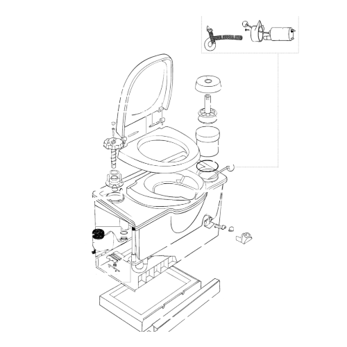 Ricambi Toilette a Cassetta Thetford C2