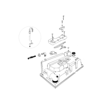 Carica l&#39;immagine nel visualizzatore di Gallery, Ricambi Base Toilette Thetford C4
