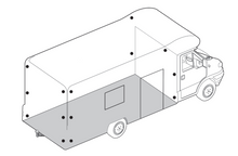 Carica l&#39;immagine nel visualizzatore di Gallery, Kit profilo strutturale per camper 50x30mm con rinforzo
