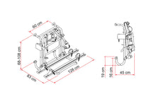 Carica l&#39;immagine nel visualizzatore di Gallery, Portabici Fiamma Carry-Bike Lift 77
