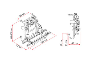 Portabici Fiamma Carry-Bike Lift 77