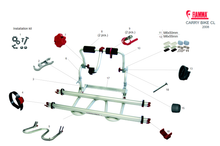 Carica l&#39;immagine nel visualizzatore di Gallery, Ricambi portabici Fiamma Carry-Bike CL 2008
