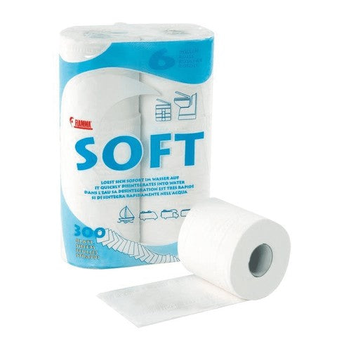 Carta igienica biodegradabile Fiamma Soft 6 rotoli