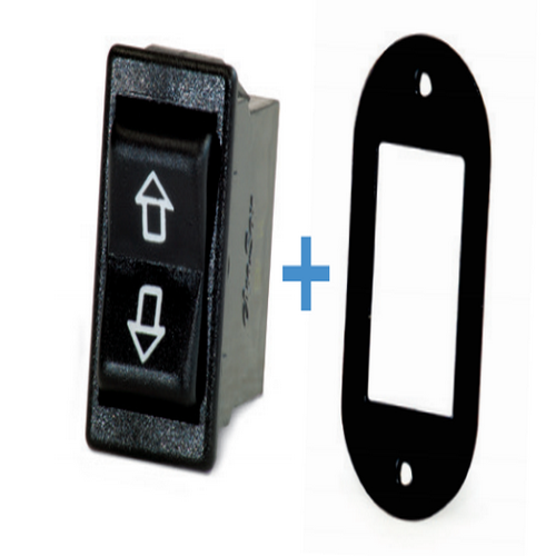 Commutatore con placca ovale - accessorio gradino