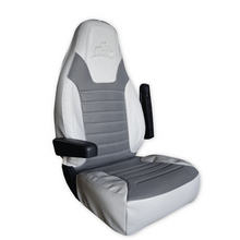 Carica l&#39;immagine nel visualizzatore di Gallery, Set 2 fodere sedili cabina ecopelle Fiat Ducato - Mod. Venezia

