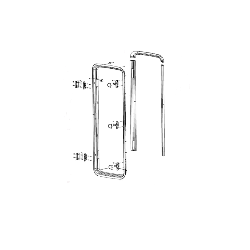 Ricambi Porta Dometic Cara D-RF - Cornice esterna