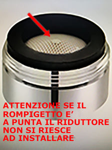 Kit riduttori flusso acqua + 1 bustina di Sanigen