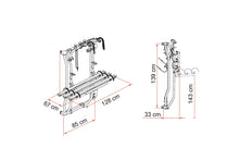 Carica l&#39;immagine nel visualizzatore di Gallery, Carry bike frame Ducato E-Bike Deep black versione 2021
