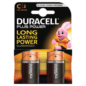 Pile mezza torcia D 1400 Duracell Plus Power