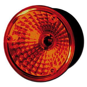 Fanale tondo lente trasparente per camper