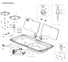 Carica l&#39;immagine nel visualizzatore di Gallery, Scheda tecnica Ricambi piano cottura Can mod. FL17XX
