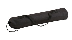 Tavolino Hugo contenitore in alluminio nero campeggio