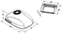 Carica l&#39;immagine nel visualizzatore di Gallery, Kalte+ condizionatore da tetto a 220 Volt K+9095RT
