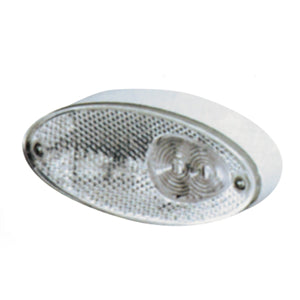 Fanale luce di posizione con zoccolo adattatore 30° incluso per camper