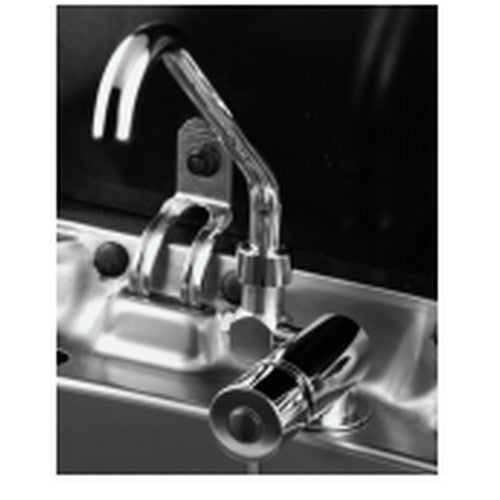 Miscelatore in ottone con canna abbattibile