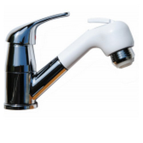 Miscelatore monocomando con doccia estraibile