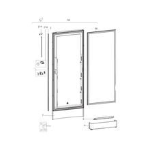 Carica l'immagine nel visualizzatore di Gallery, Scheda tecnica Ricambi frigorifero Dometic serie 8 mod. RML 8551 Dx - Sportello
