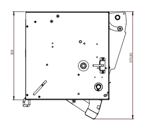 Gradino elettronico con movimento a scomparsa modello 10574 serie Z