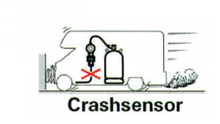Carica l&#39;immagine nel visualizzatore di Gallery, Crash sensor regolatore gas camper sicurezza bombole
