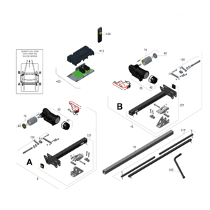 Ricambi movimentatore Go2-n-rh2
