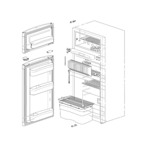 Ricambi frigorifero Thetford Premium LCD N150