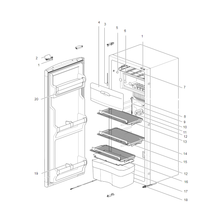 Carica l&#39;immagine nel visualizzatore di Gallery, Scheda tecnica Ricambi frigorifero Thetford Premium LCD N180
