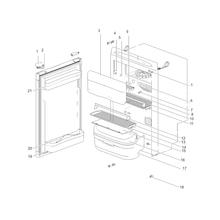 Carica l&#39;immagine nel visualizzatore di Gallery, Scheda tecnica Ricambi frigoriferi Thetford Deluxe line N90
