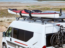 Carica l&#39;immagine nel visualizzatore di Gallery, Barre portapacchi Thule Roof Rack per furgoni van con adapter tendalino

